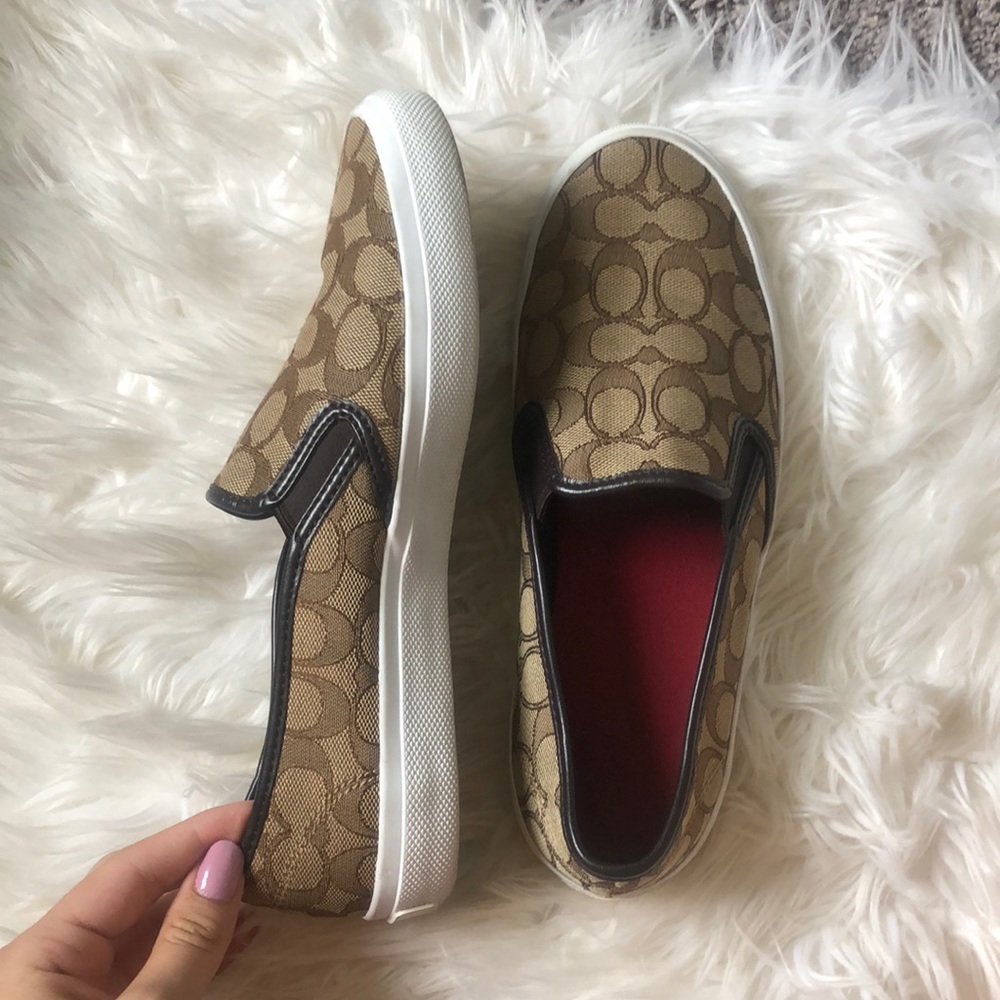 Coach Women's Signature Slip-On Sneakers